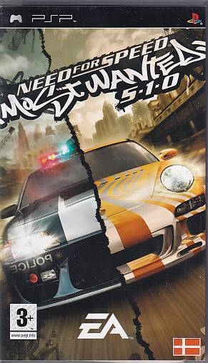 Need For Speed Most Wanted 5-1-0 - PSP Spil (B Grade) (Genbrug)